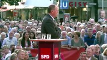 Rede von Peer Steinbrück bei der Klartext Open Air-Veranstaltung in Hannover