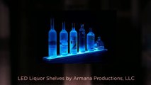 5' LED Lighted Liquor Shelves Bottle Display by Armana Productions
