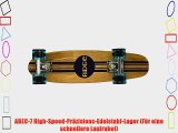 Ridge Skateboards 7-Ply Ahorn Holz Mini Cruiser Board Skateboard komplett 55cm