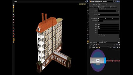 Procedural Building Generator in Houdini
