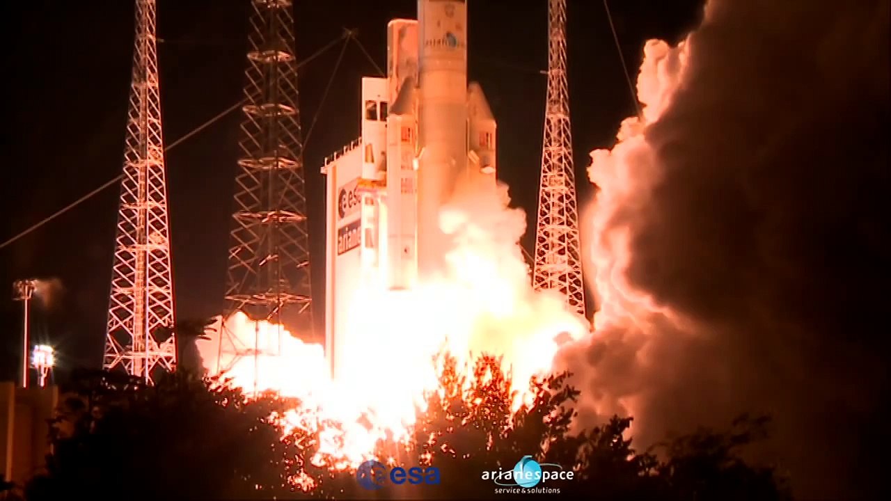 ATV-5 separation from Ariane 5