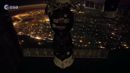 Space timelapse over Brazil