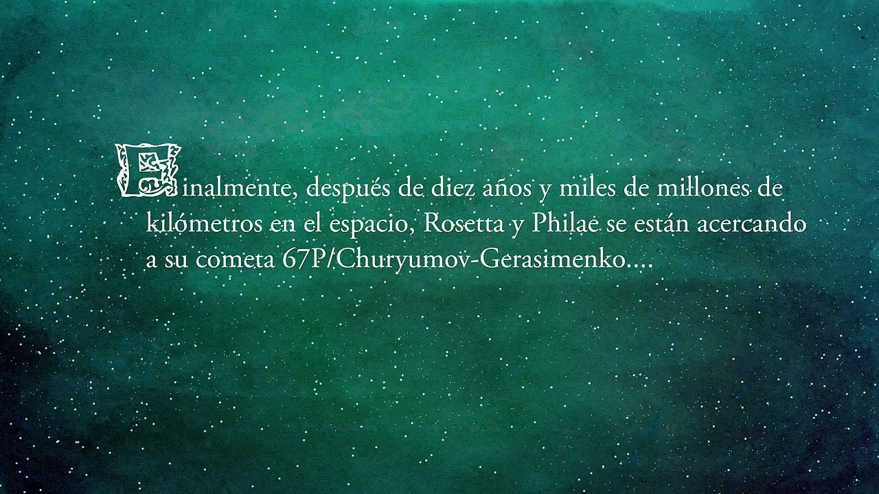 Rosetta, ¿Cuándo llegamos?