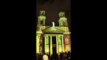 Videomapping Amsterdam Light festival Mozes en Aaronkerk Irma de Vries