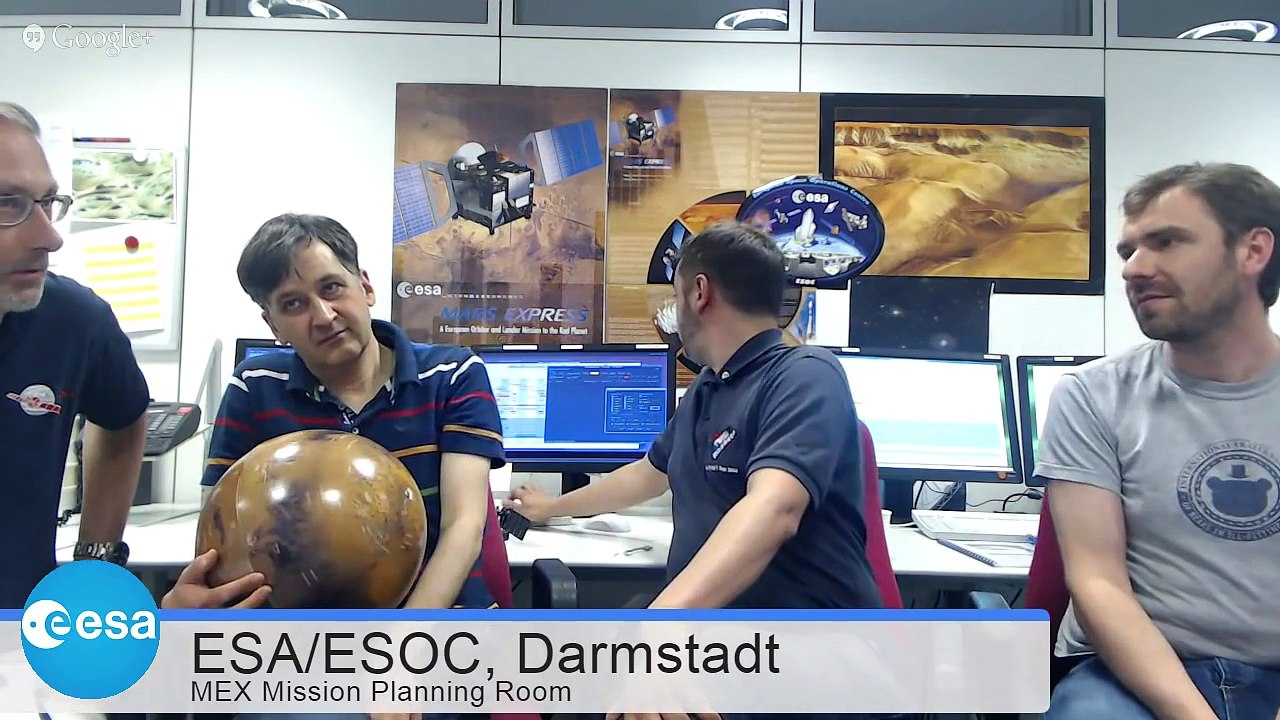 ESAHangout: Mars Express lined up for VMC Schools Campaign