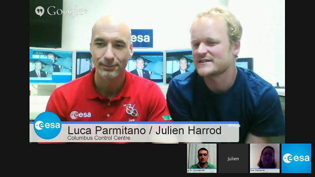 Post-launch hangout with ESA astronaut Luca Parmitano