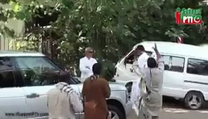 Local singers singing for Asad Umar