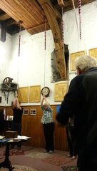 Change Ringing in der St. Mary´s Church in Stafford, England.