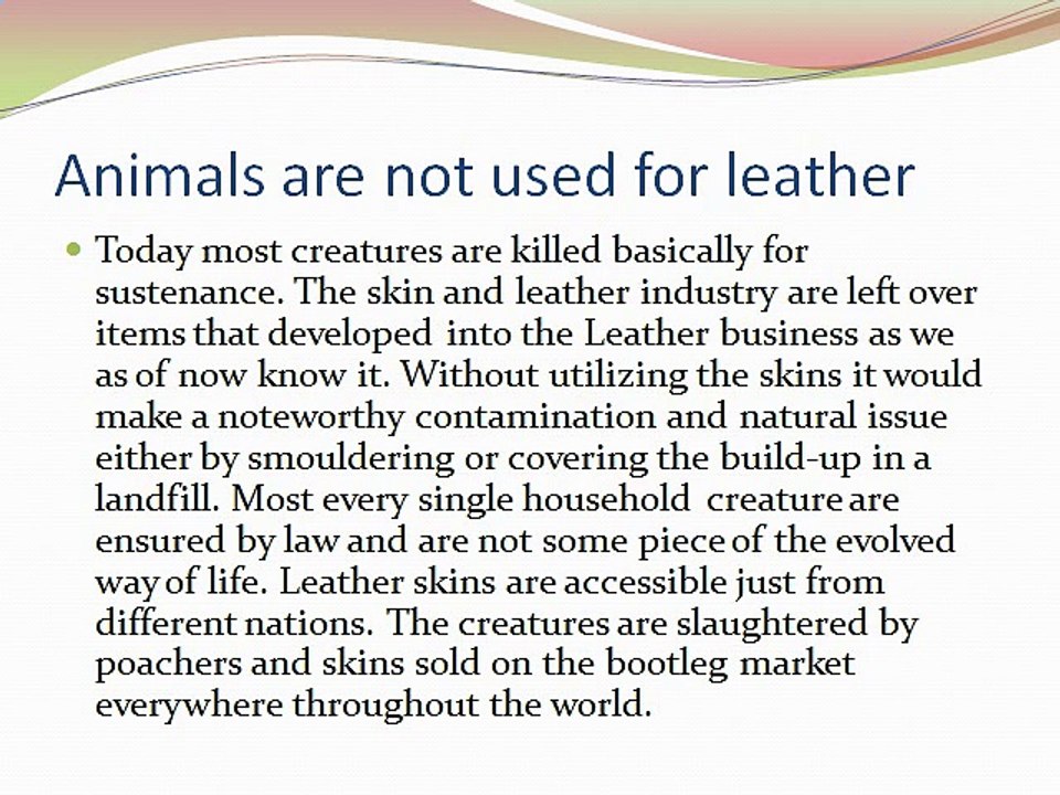The Origin of Leather Use