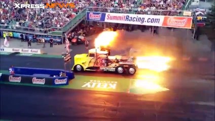 Le camion surpuissant Shockwave fait fondre la route