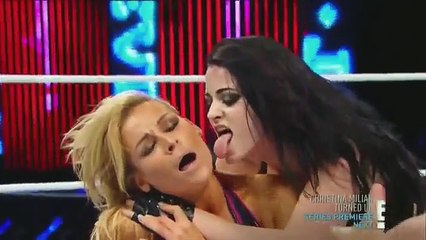 WWE diva girls Paige and Natalya making out
