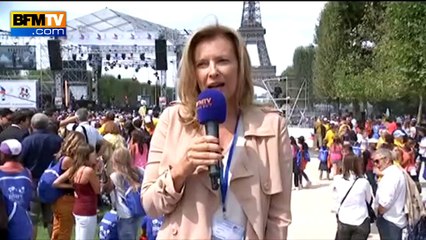 Trierweiler: "Encore un enfant sur trois ne part pas en vacances"