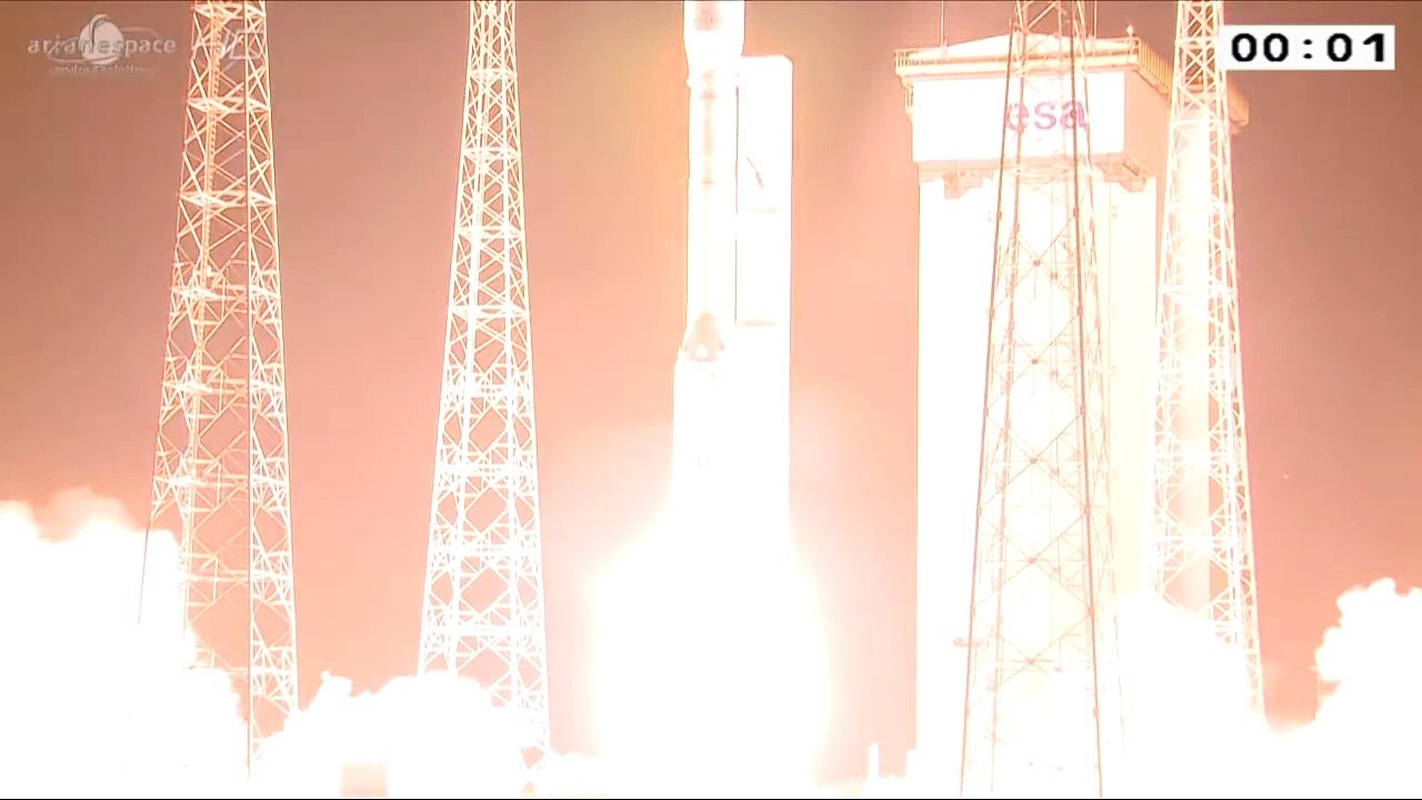 Vega flight VV03 liftoff replay