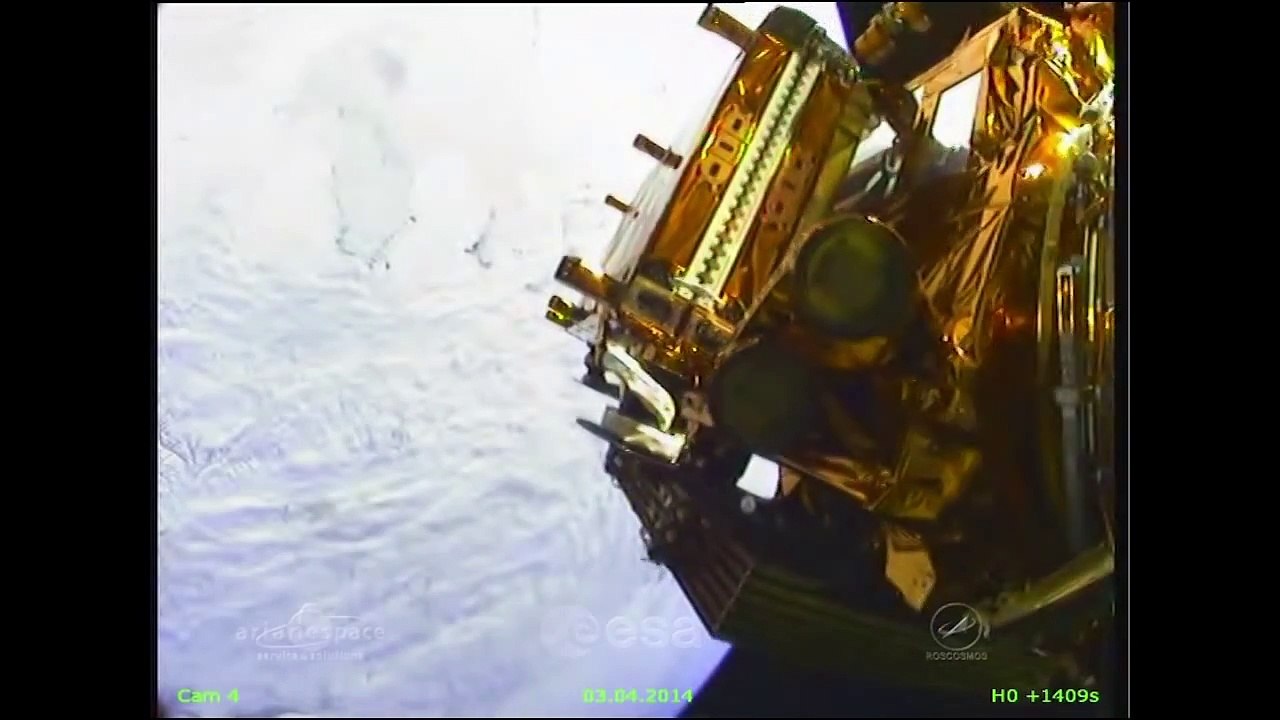 Sentinel-1A separation in space