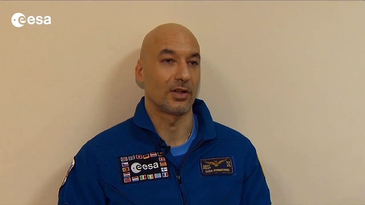 Interview with Luca just after landing
