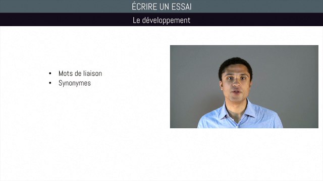 Bac anglais - Comment écrire un essai