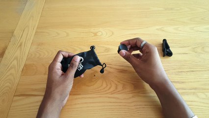 Presentation du kit d'objectifs photos Pixter pour smartphones, tablettes et PC portable