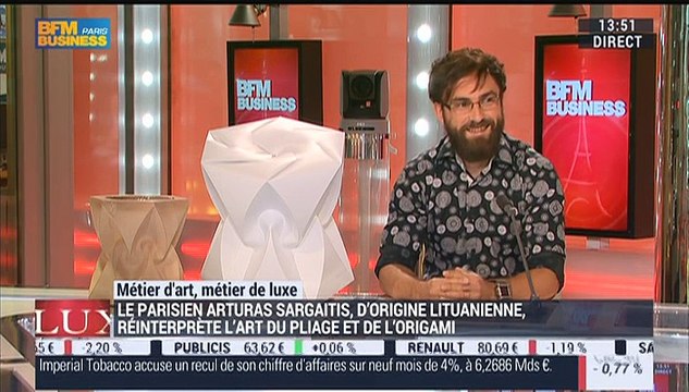 Métiers d'art, Métiers de luxe: Designer artisan d'art, Arturas Sargaitis - 19/08