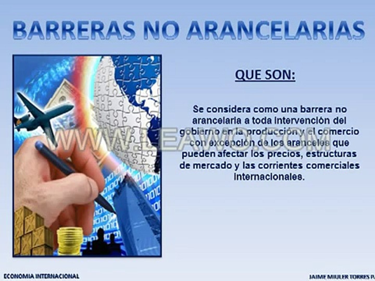Barreras No Arancelarias Video Dailymotion