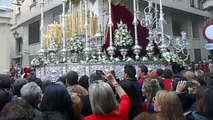 Julio Pardo y su coro, cantando el Dios te salve Maria a la virgen del amparo . Semana Santa 2013