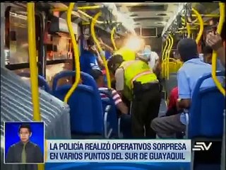 Operativo impacto continúa en Guayaquil