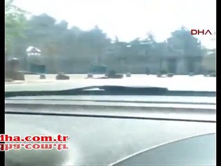 Dolmabahçe'deki çatışma anı kamerada