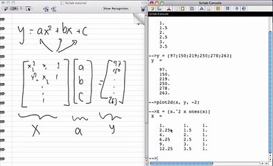 Scilab - Least Square Curve Fitting (Thai)
