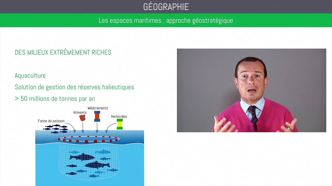 Bac géographie - Les espaces maritimes : approche géostratégique