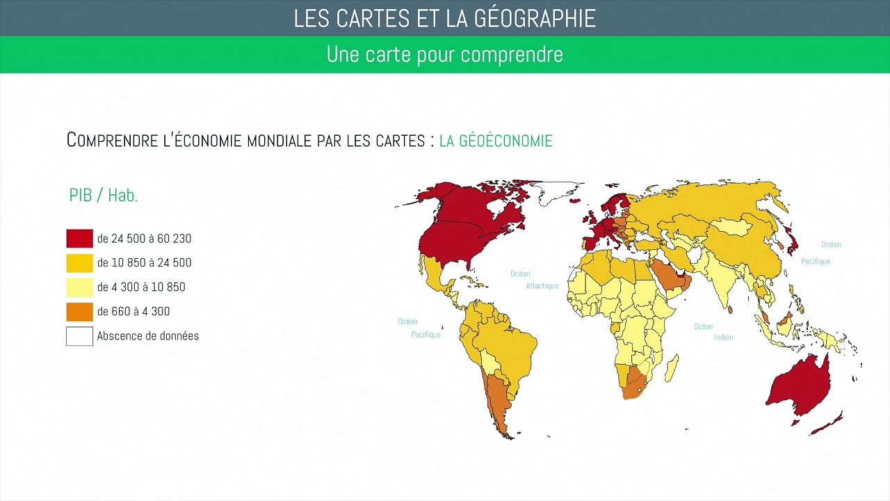 Bac géographie - La cartographie : Méthodologie