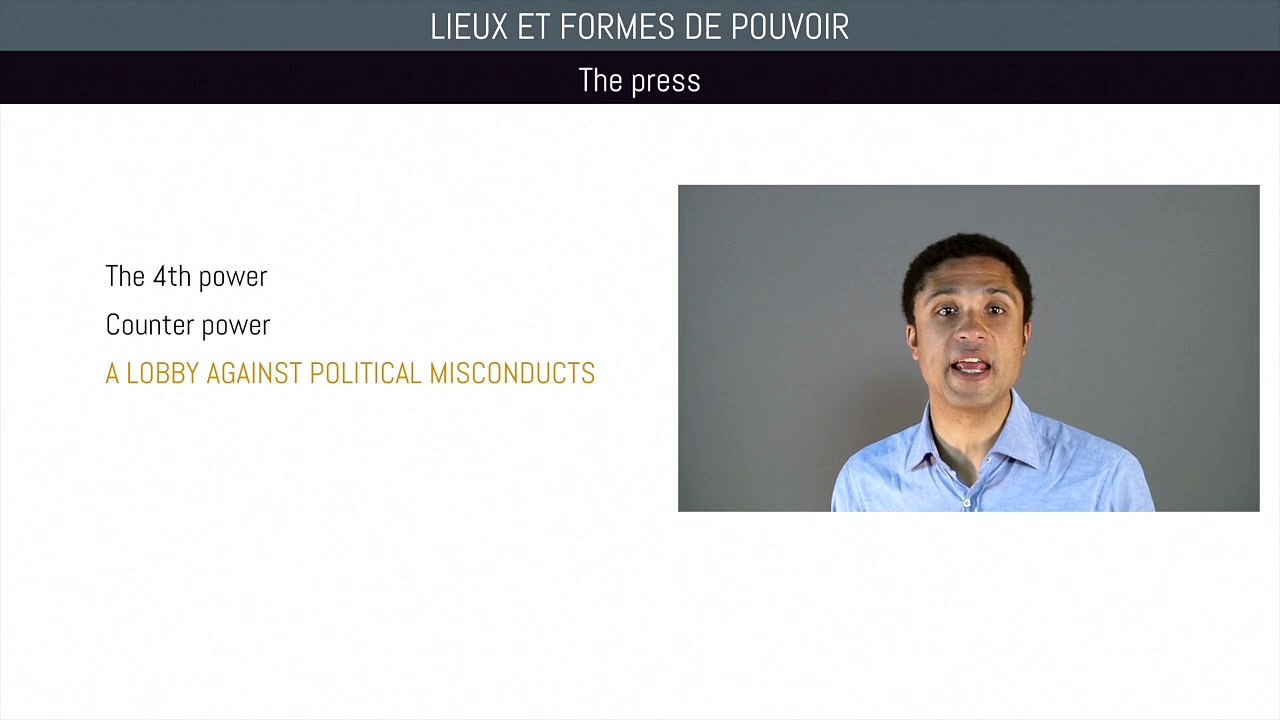 Bac anglais - Lieux et formes de pouvoir