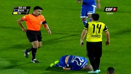 Chili - Frustration + tacle violent = rouge !