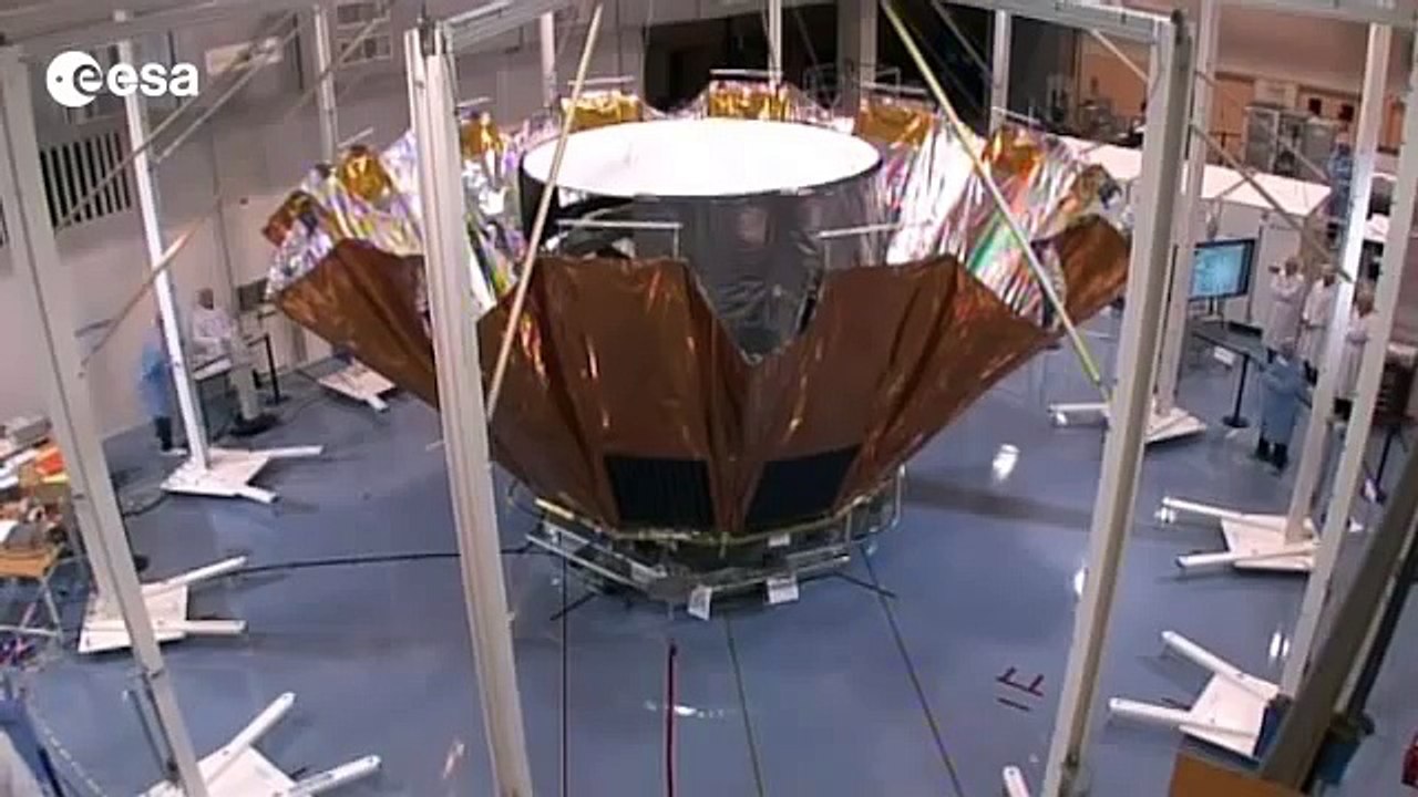 Gaia sunshield deployment test