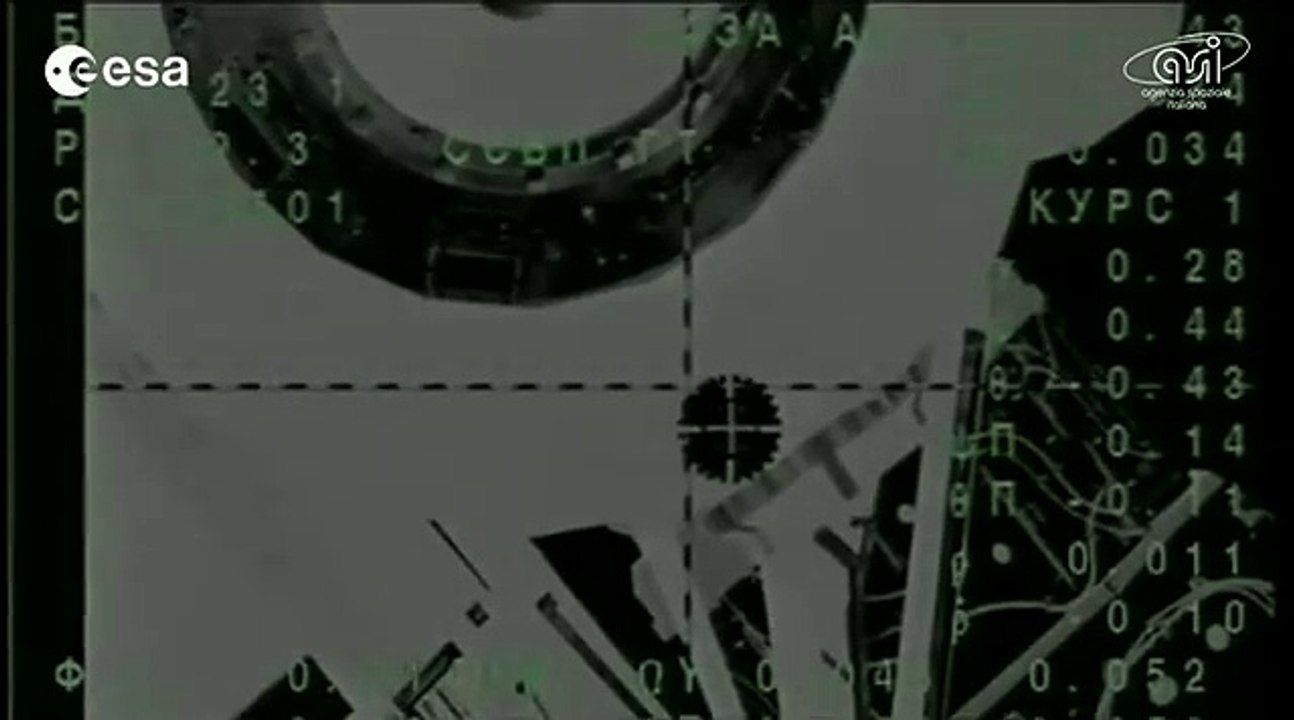 Contact -- Luca's Soyuz meets International Space Station