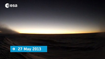 Winter at the Concordia station in Antarctica