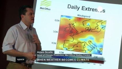 Скачать видео: ESA Euronews: La línea entre el tiempo y el clima