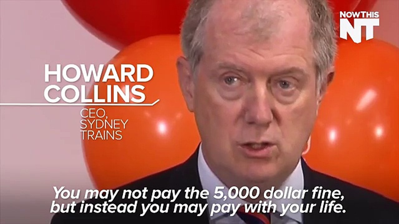 Australia To Its Citizens: Stay Off The Train Tracks, Please