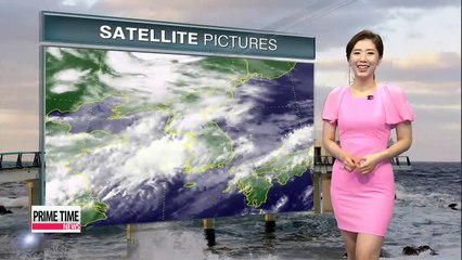 Mix of clouds and rain, the heat to let up a bit