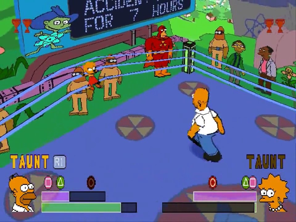 Awful TV Show-Based Games: The Simpsons Wrestling Review (PS1)