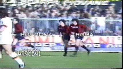 Bologna F.C. Roberto Mancini, tutti i gol in rossoblù, 1981-82