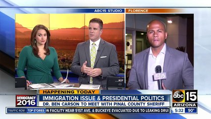 Presidential candidate Ben Carson to meet with Sheriff Paul Babeu