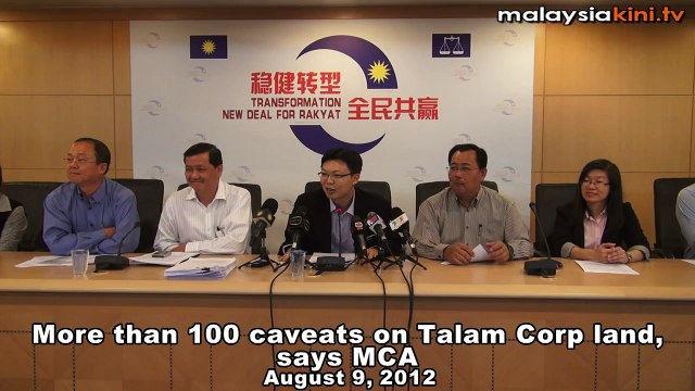 More than 100 caveats on Talam Corp land, says MCA