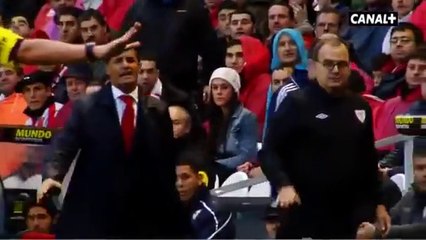 Quand Michel empêchait Bielsa de se faire expulser !