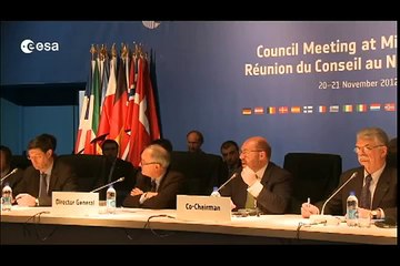 ESA Ministerial Council Press Conference replay