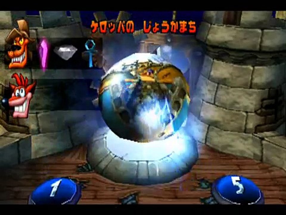 PlayStation 1 :: Crash Bandicoot 3: Warped Gameplay #1