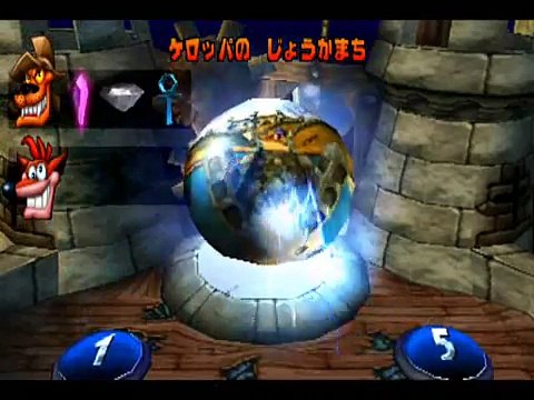 PlayStation 1 :: Crash Bandicoot 3: Warped Gameplay #1