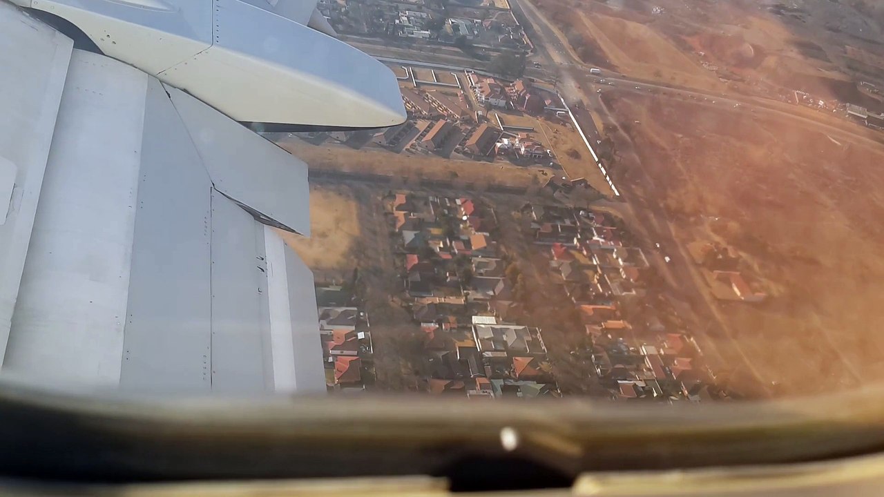 Perfect landing from Cape Town