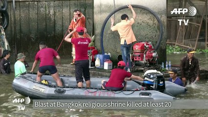 Thai security forces hunt bombing suspect with backpack