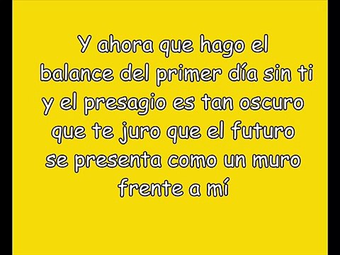 el primer dia sin ti danna paola letra