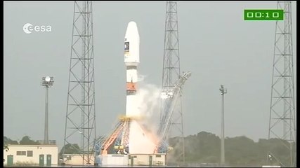 Liftoff of Soyuz flight VS01
