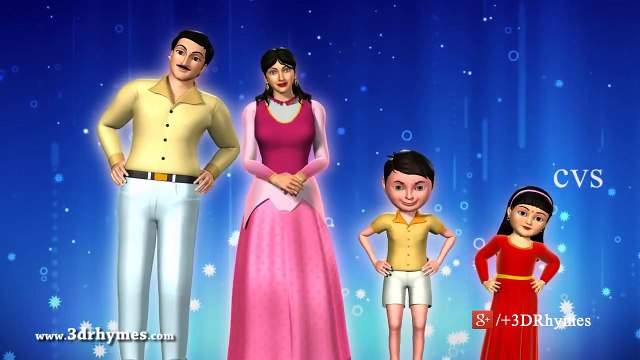 Daddy Finger | Finger Family Song | 3D Nursery Rhymes | English Nursery Rhymes | Nursery Rhymes for Kids